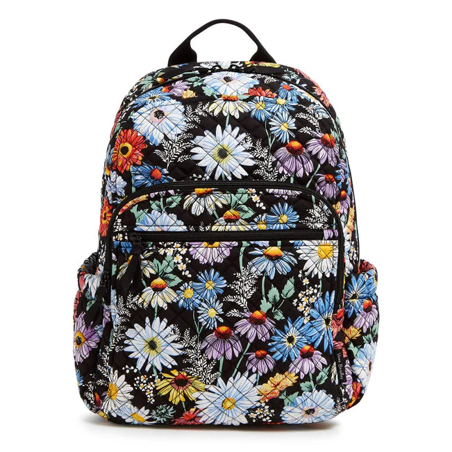 Vera Bradley Campus Backpack in Cotton-Daisies