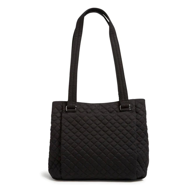 Vera Bradley Multi-Compartment Shoulder Bag in Cotton-Black