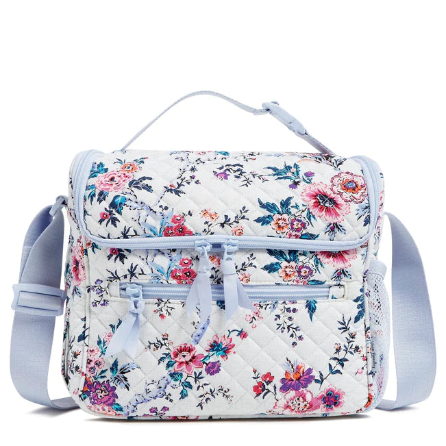 Vera Bradley Lunch Crossbody Bag in Cotton-Magnifique Floral