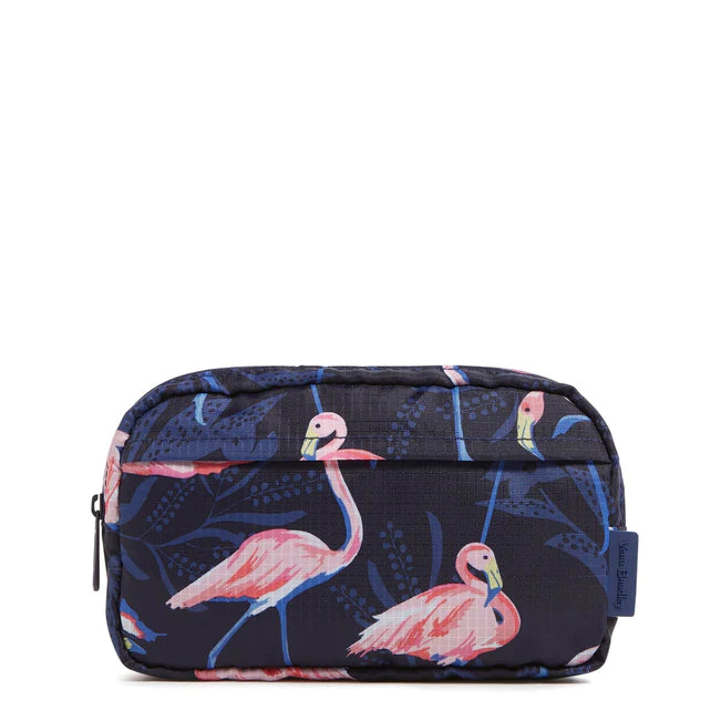 Vera Bradley Mini Belt Bag in Ripstop-Flamingo Party