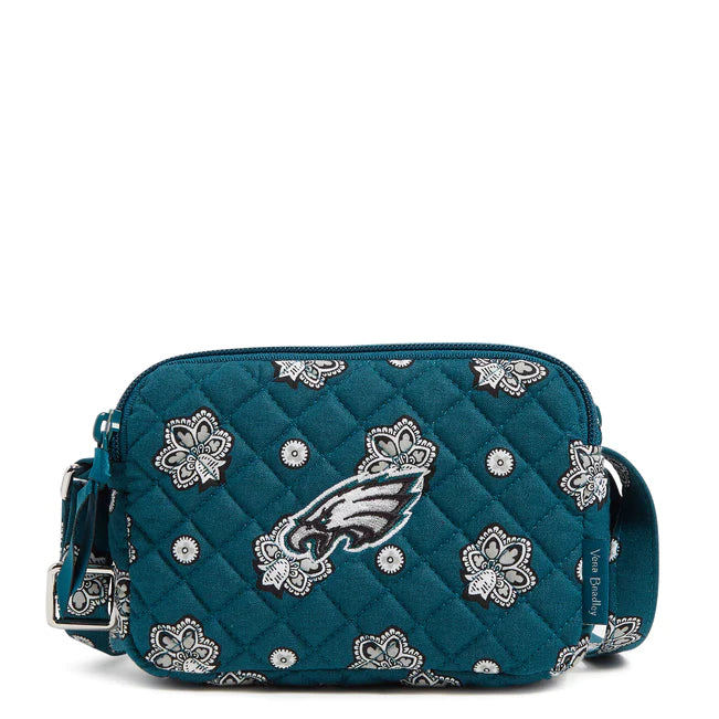 Vera Bradley RFID Small Stadium Crossbody - Eagles