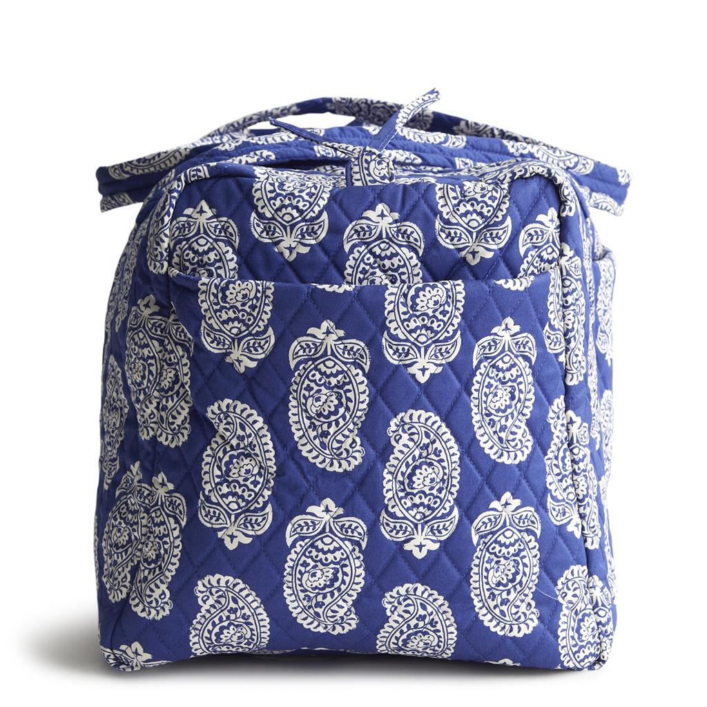 Vera Bradley Large Original Duffel - Iconic Paisley Deep Ultramarine