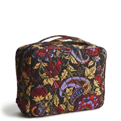 Vera Bradley Hanging Travel Organizer in Cotton-Midnight Garden Paisley