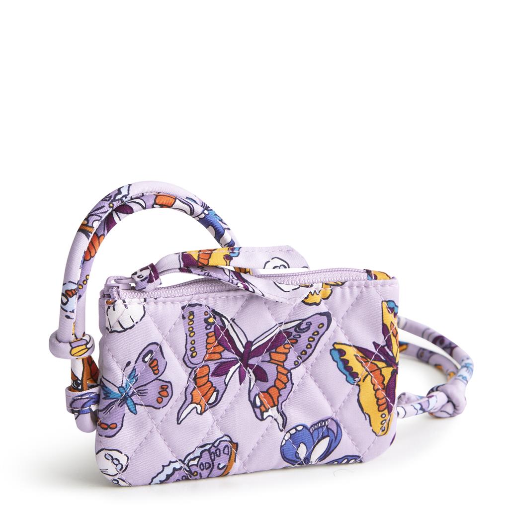 Vera Bradley Zip Card Pouch Lanyard - Wing in Flight