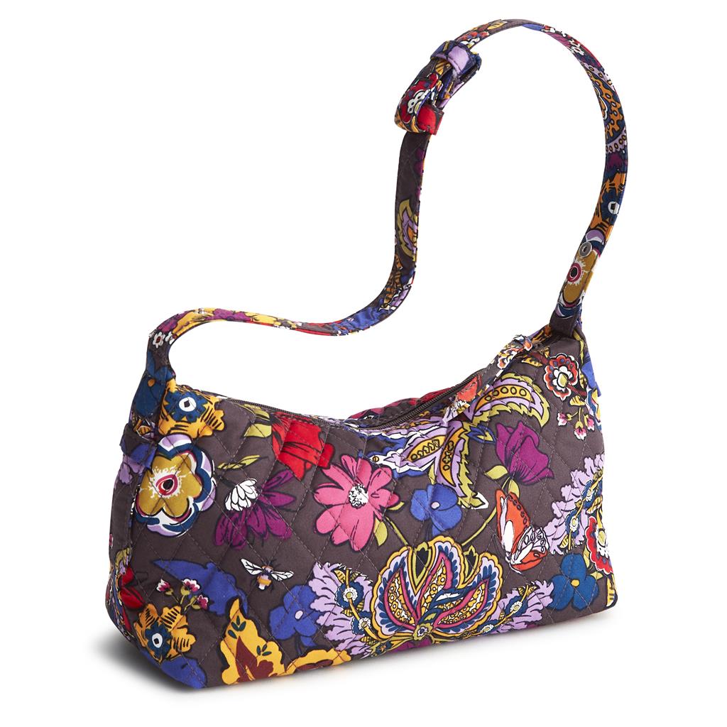 Vera Bradley Roxbury Crescent Shoulder Bag - Colorful Bouquet