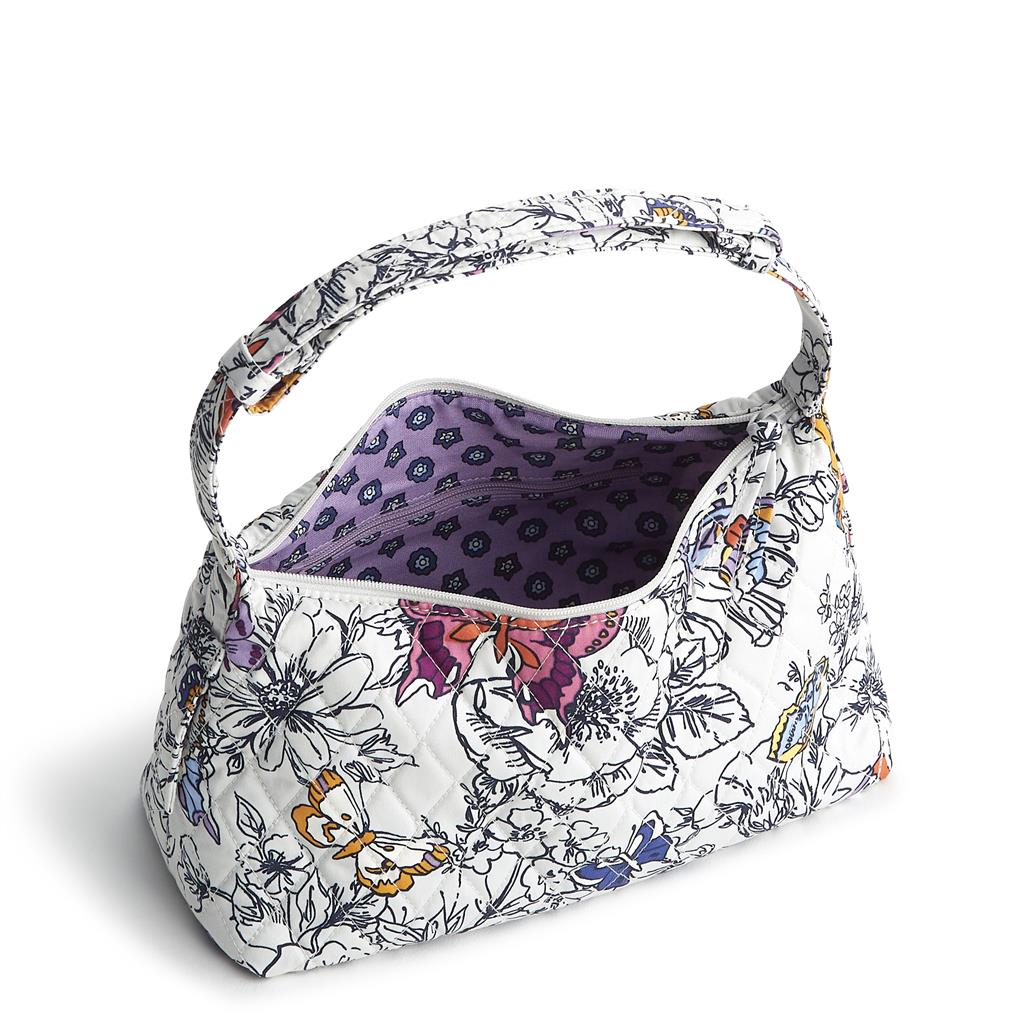 Vera Bradley Roxbury Crescent Shoulder Bag - Wing + Bloom