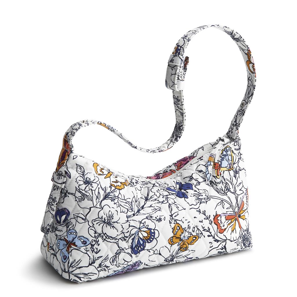 Vera Bradley Roxbury Crescent Shoulder Bag - Wing + Bloom