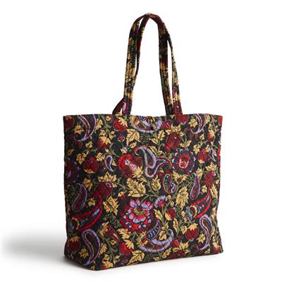 Vera Bradley Original Tote in Cotton-Midnight Garden Paisley