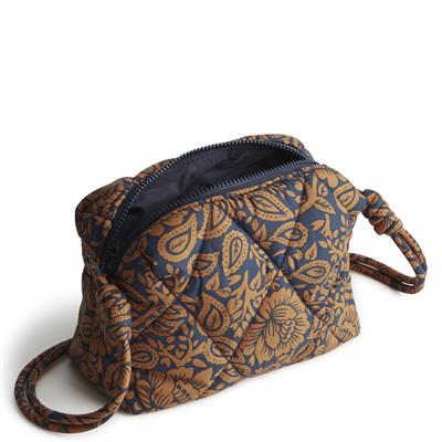 Vera Bradley Blake Crossbody in Nylon-Lotus Montage Roasted Pecan