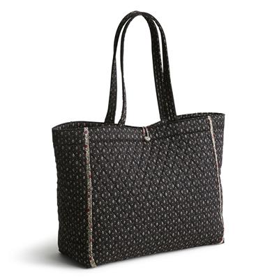 Vera Bradley Hathaway Tote in Cotton-Holly Days