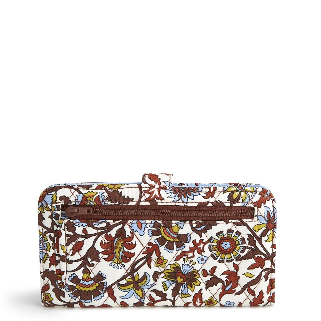 Vera Bradley Tab Wallet - Marrakesh Vines Cream