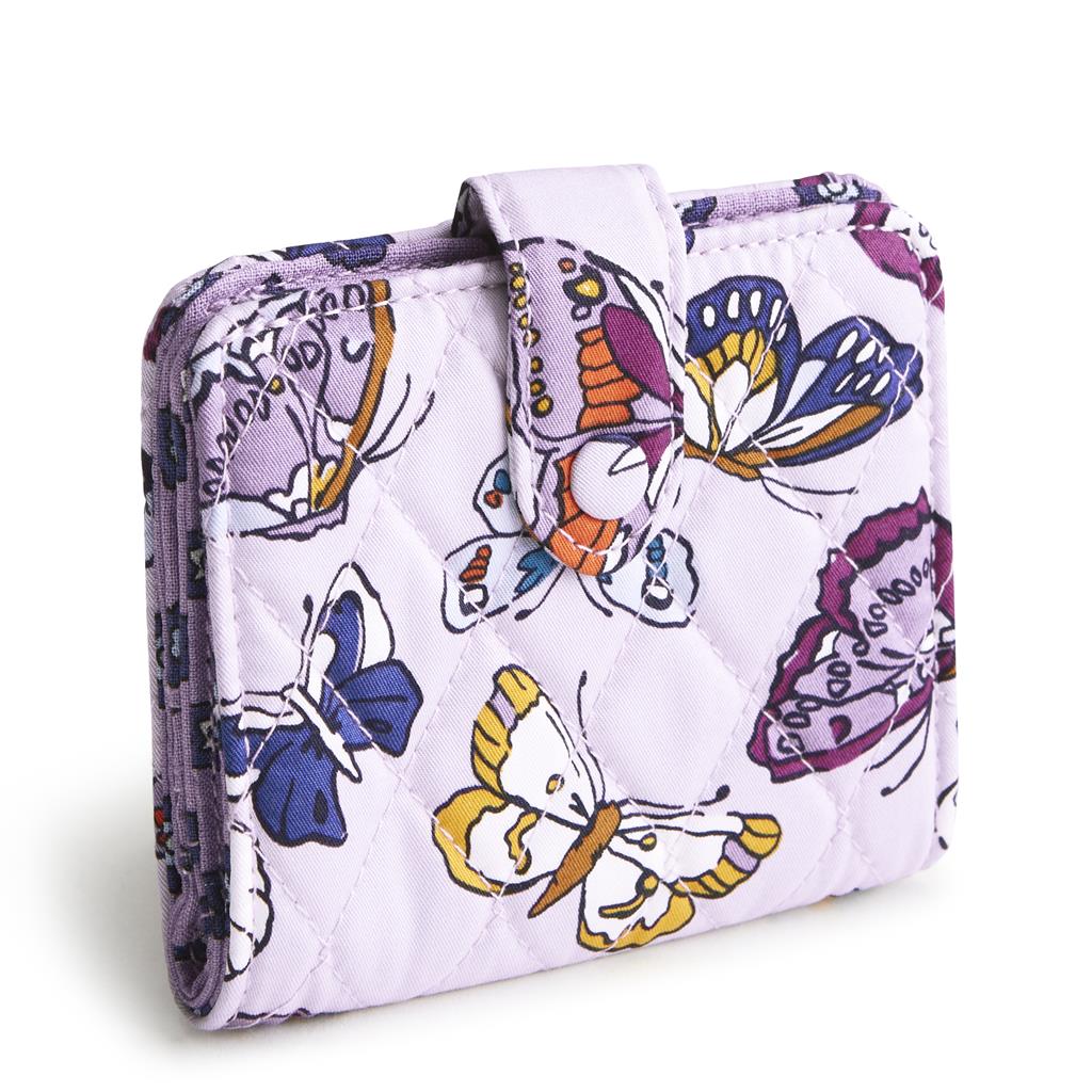 Vera Bradley Small Tab Wallet - Wing in Flight Butterflies