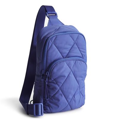 Vera Bradley Lorman Sling Backpack in Nylon-Deep Ultramarine