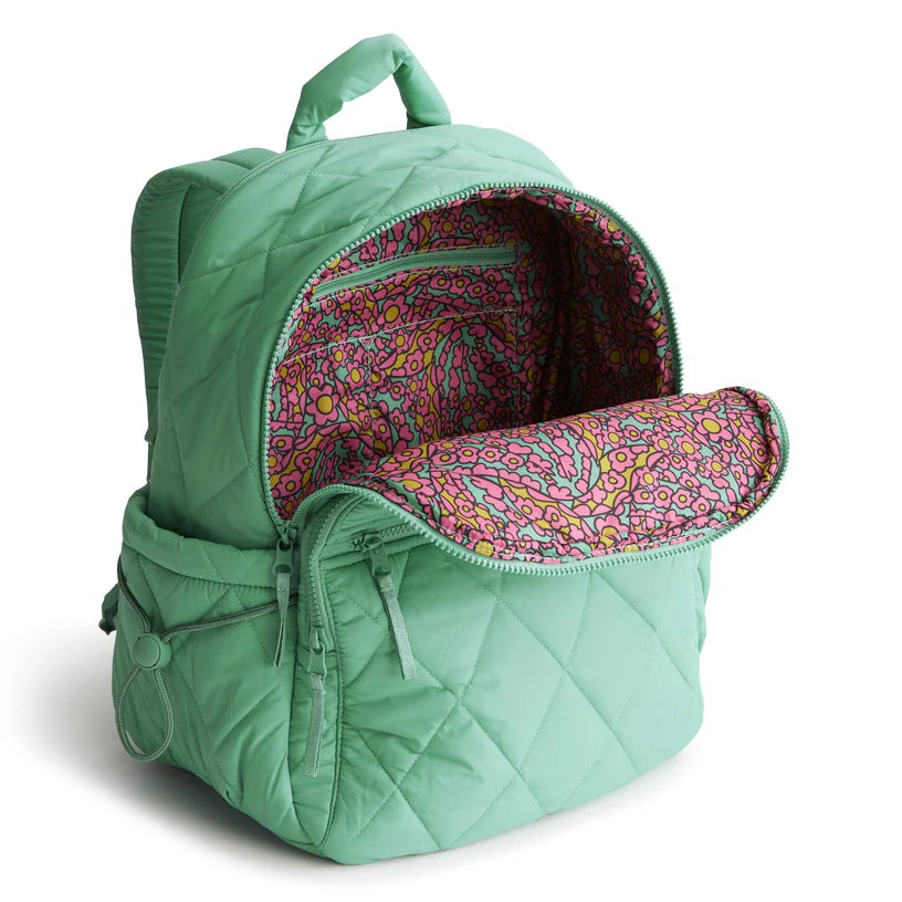 Vera Bradley Bancroft Backpack Beryl Green in Nylon