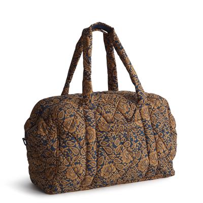 Vera Bradley Miramar Weekender in Nylon-Lotus Montage Roasted Pecan