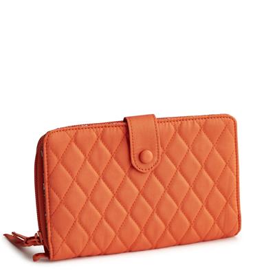 Vera Bradley Large Tab Wallet - Koi Orange