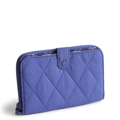 Vera Bradley Large Tab Wallet in Nylon-Deep Ultramarine