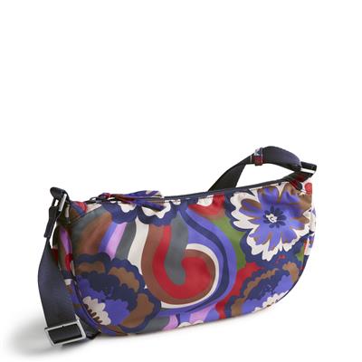 Vera Bradley Springbrook Sling Crossbody in Nylon Twill-Bossanova Bold