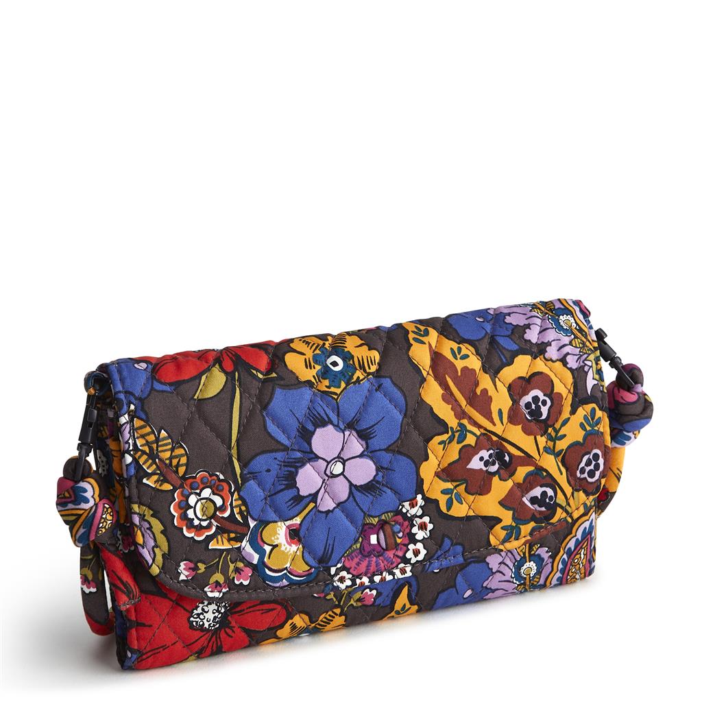 Vera Bradley Wildwood Wallet Crossbody - Colorful Bouquet