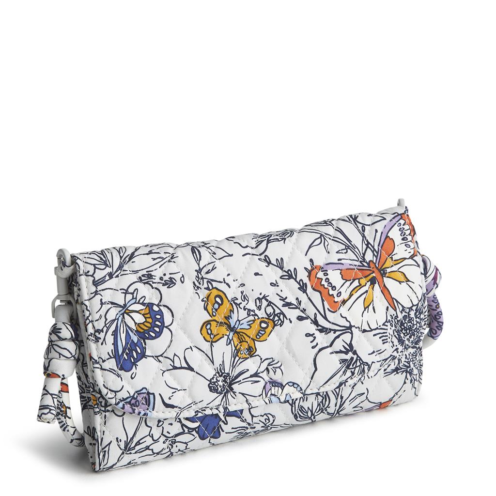 Vera Bradley Wildwood Wallet Crossbody - Wing + Bloom