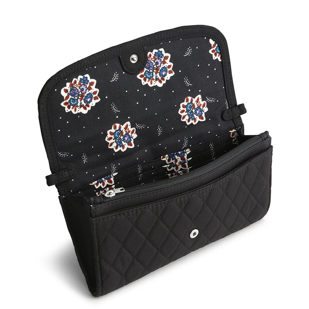 Vera Bradley Wildwood Wallet Crossbody - Moonless Night