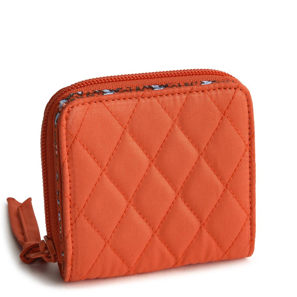 Vera Bradley Small Zip-Around Wallet - Koi Orange