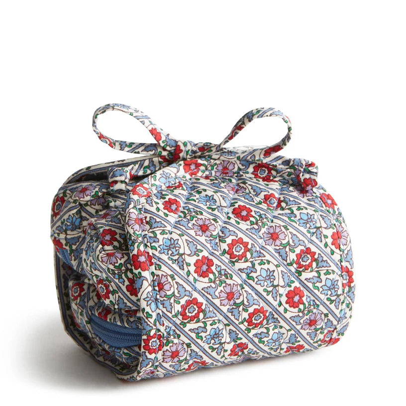 Vera Bradley All Wrapped Up Cosmetic Bag - Bias Mini Vines Ribbon