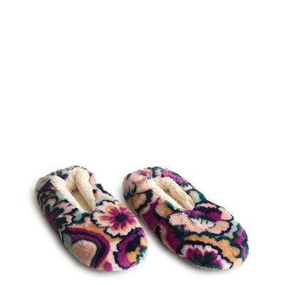 Vera Bradley Fleece Slipper Socks-Bossanova Misty Rose