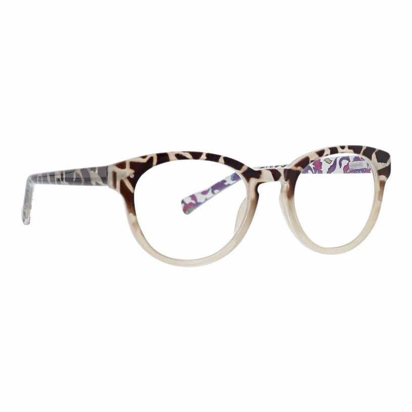 Vera Bradley Sheyenne Blue Light Readers - Marrakesh Vines Cream