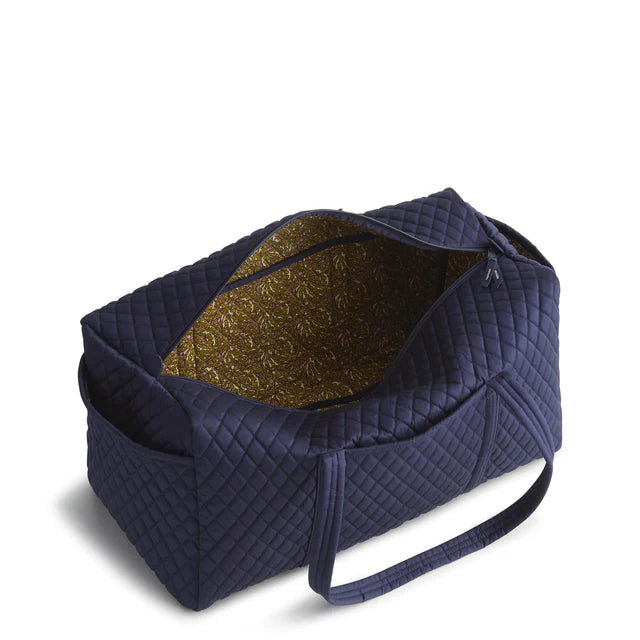 Vera Bradley Large Original Duffel Bag | Premium Cotton | Peacoat