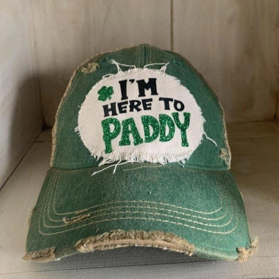 I'm Here To Paddy Hat, St. Patrick's Day Hat