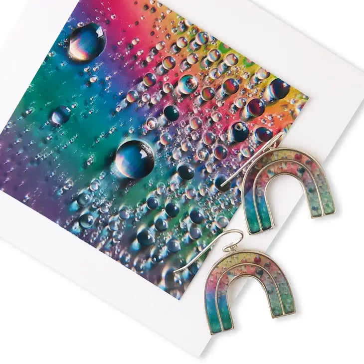 Rainbow Droplets Earrings