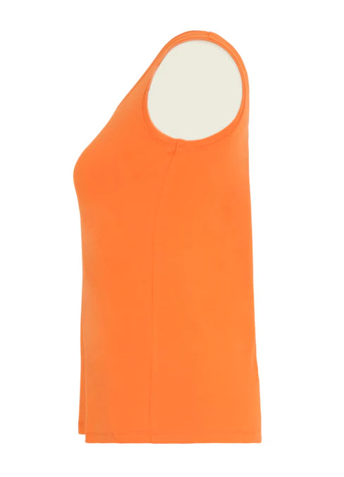 Dolcezza Essential Basics Orange Tank Knit Pullover