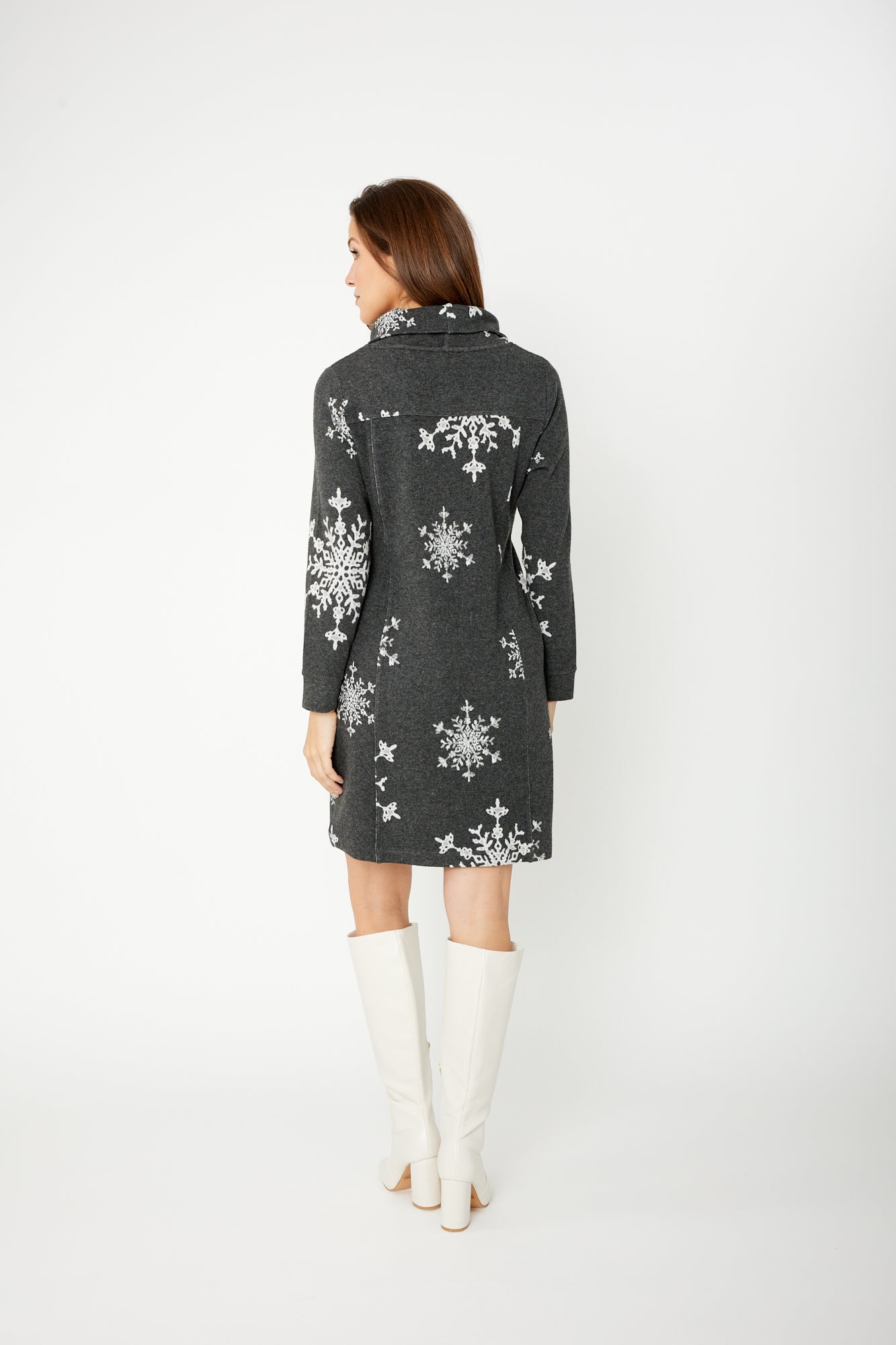 Dolcezza Knee-length Snowflake Dress