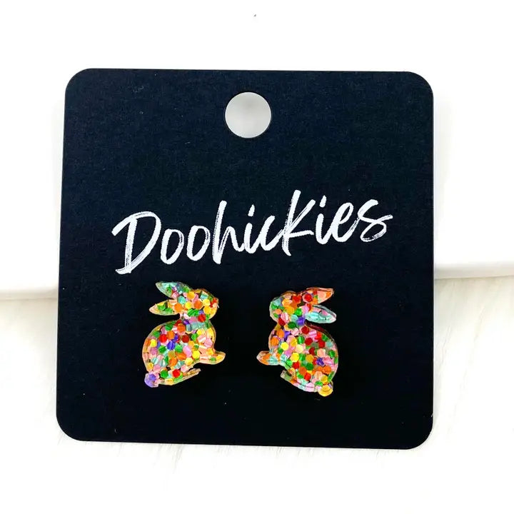 Daisy Candy Rabbits -Easter Earrings
