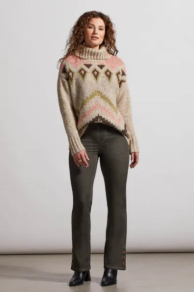 Tribal Audrey Vintage Wash Microflare Jeans