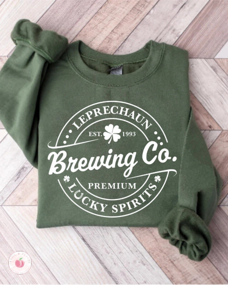 St. Patrick Day Crewneck Brewing Co. Sweatshirt