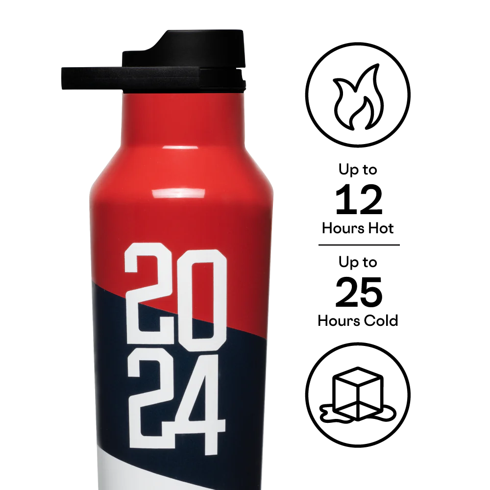Corkcicle Team USA 2024 Olympics Collection 20oz Sport Canteen