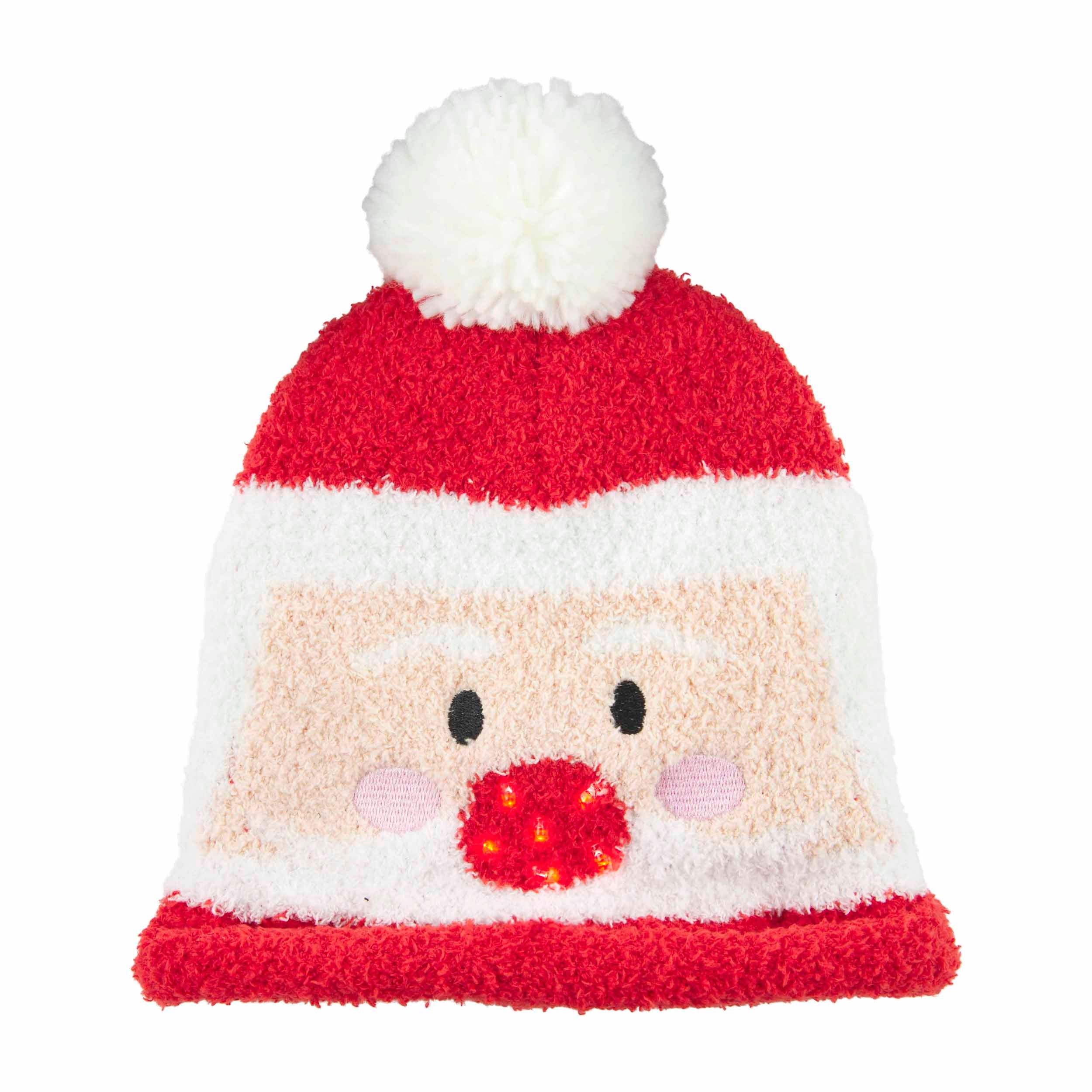 Mudpie Santa or Reindeer Light-Up Hats