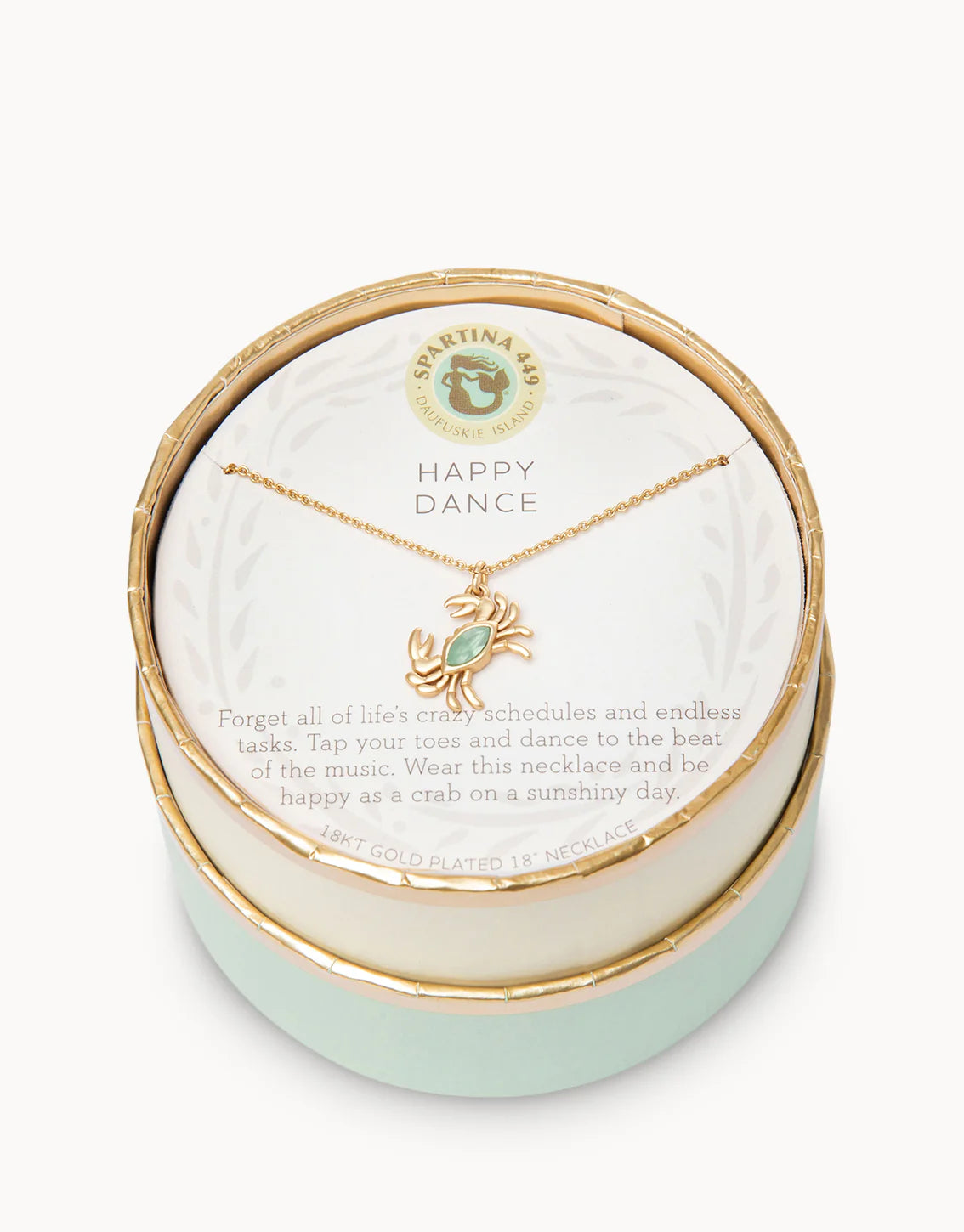 Spartina Sea La Vie Necklace Happy Dance/Crab