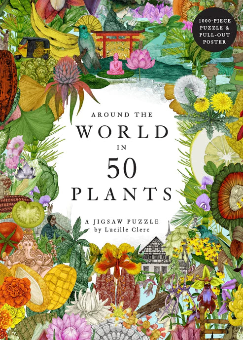 Around the World in 50 Plants- 1000 Piece Puzzle