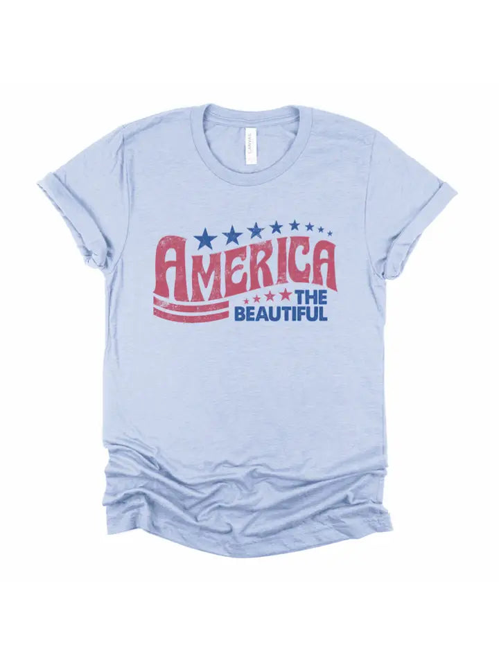 America The Beautiful Graphic Tee