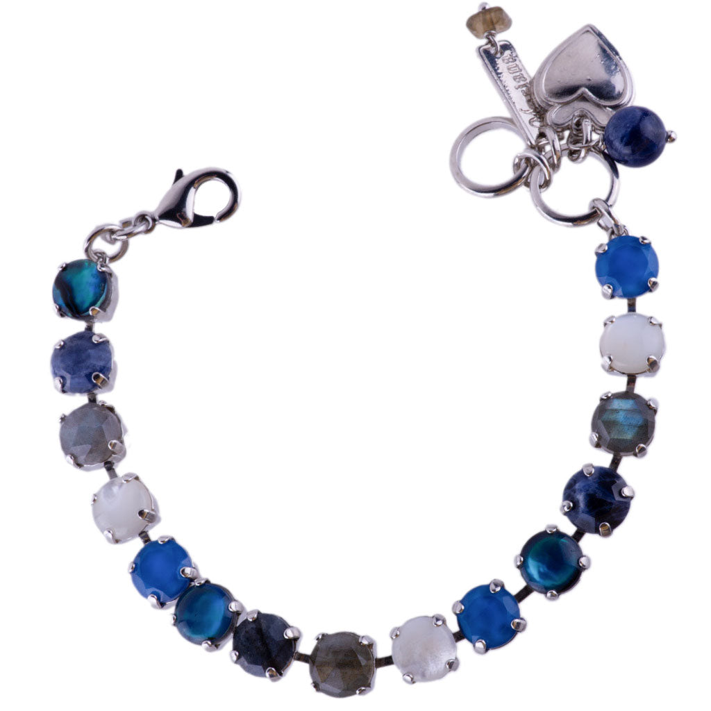 Mariana Rhodium Must-Have Everyday Crystal Bracelet in "Cascade"