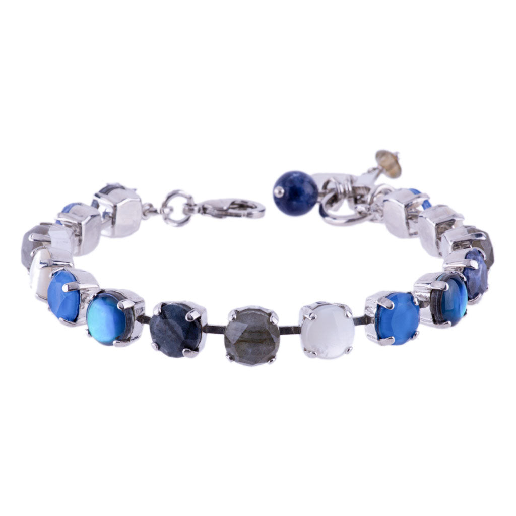 Mariana Rhodium Must-Have Everyday Crystal Bracelet in "Cascade"