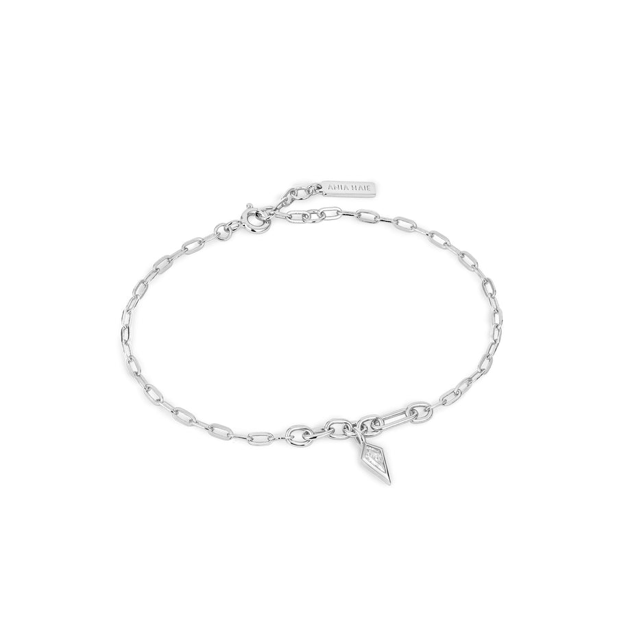 Ania Haie Sparkle Drop Pendant Chunky Chain Bracelets