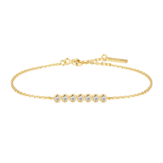 Ania Haie Bezel Set Chain Bracelet