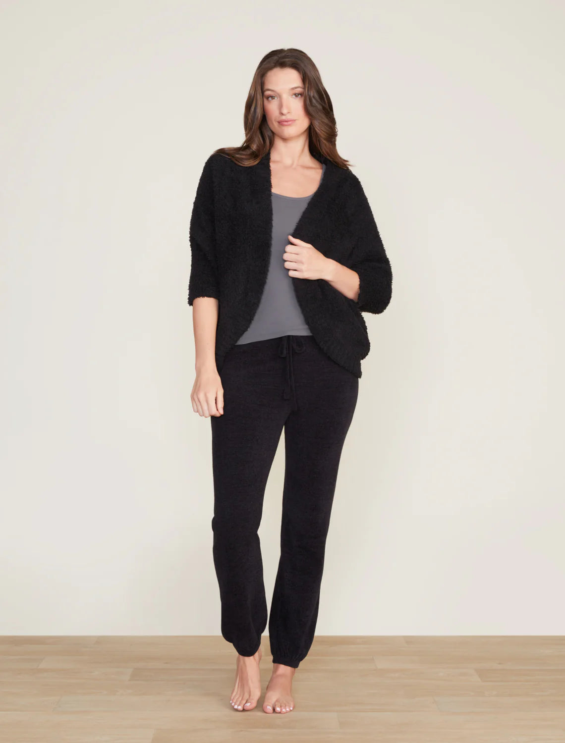 Barefoot Dreams CozyChic® Shrug-Black