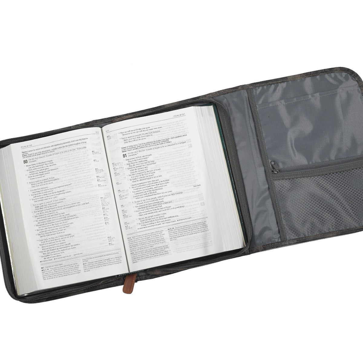 Real Tree Camouflage PrintTrifold Organizer Bible Cover