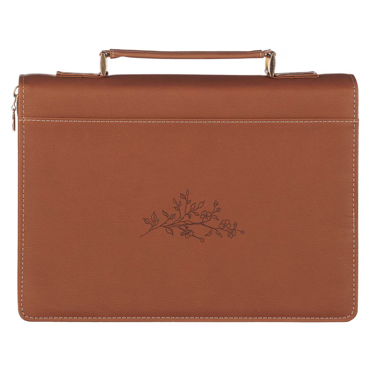 Trust Mottled Blush Faux Leather Fashion Bible Cover - Proverbs 3:5 | Large