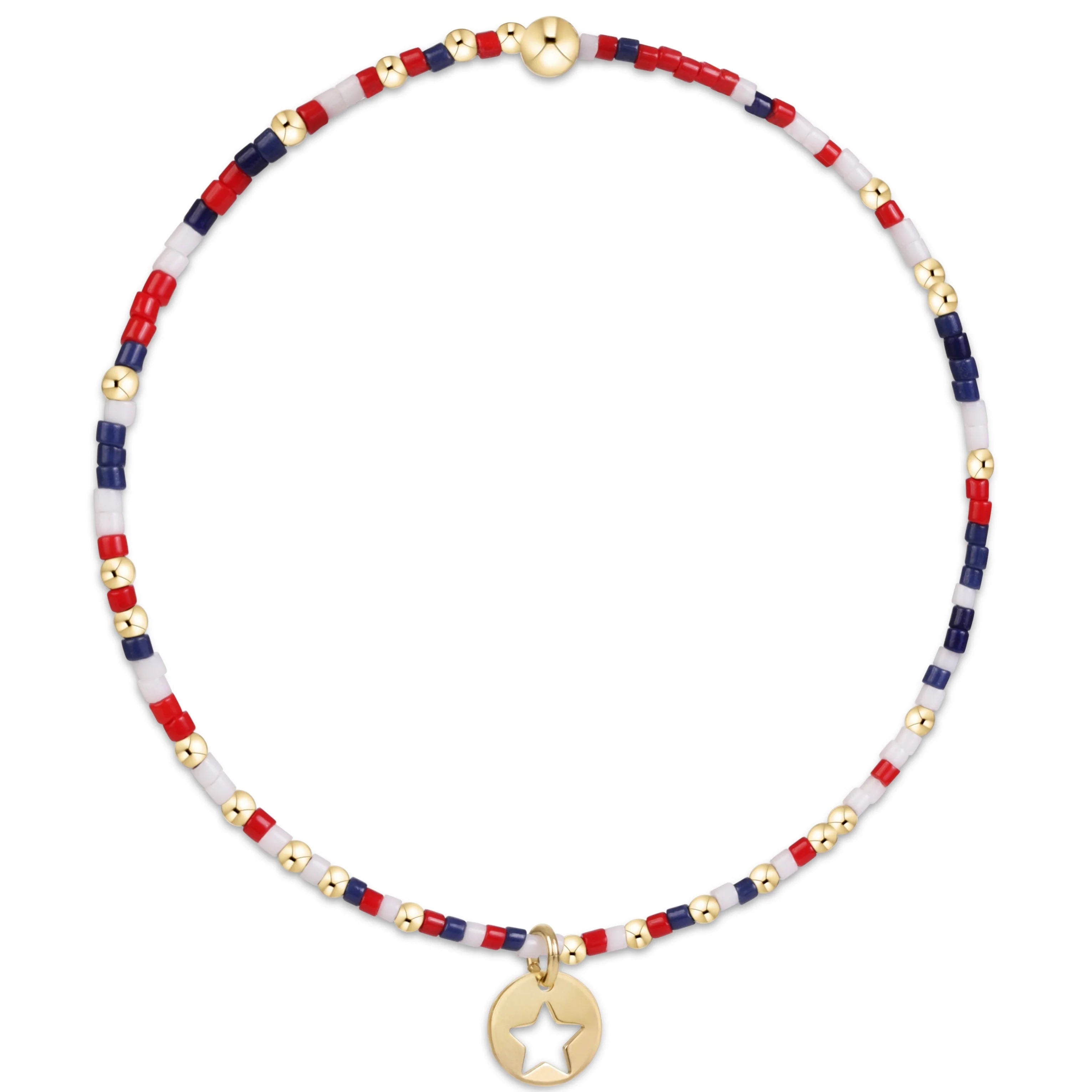 enewton Hope Unwritten Bracelet | Firecracker | Star Small Gold Disc